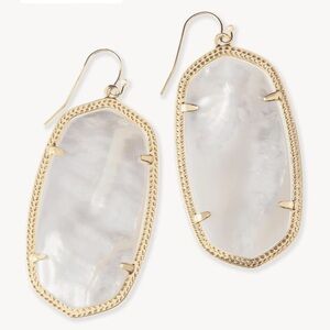 Kendra Scott Mother of Pearl Danielle earrings